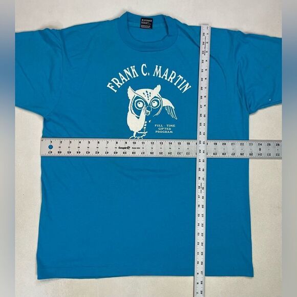 VINTAGE Frank C Martin Gifted Program School T-shirt Men XL 90s Single Stitch - Picture 9 of 9
